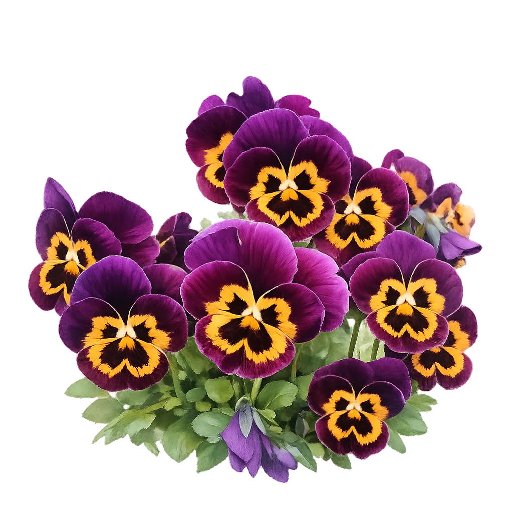 Flower: Viola × wittrockiana
